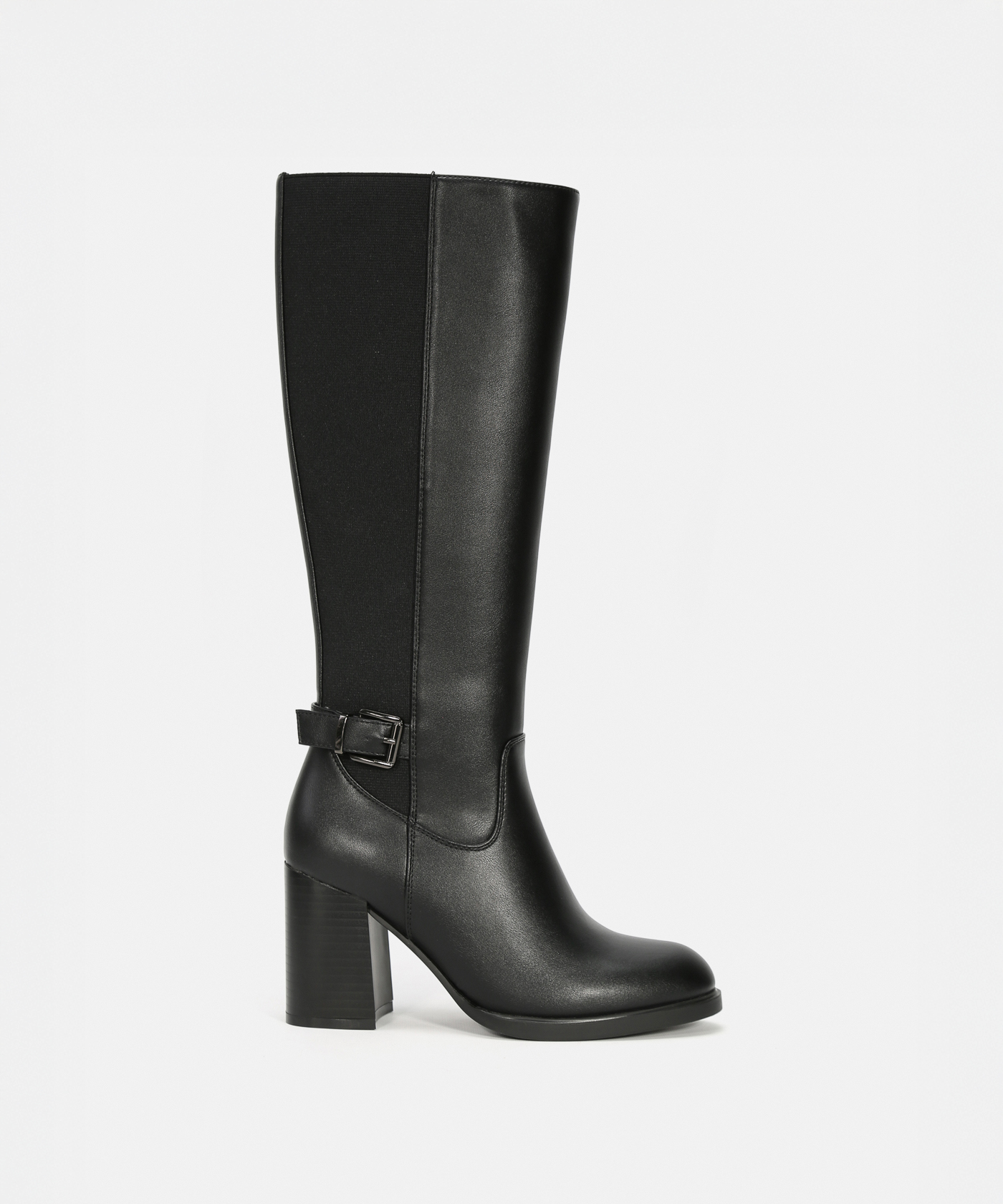 Botas altas tacón hebilla